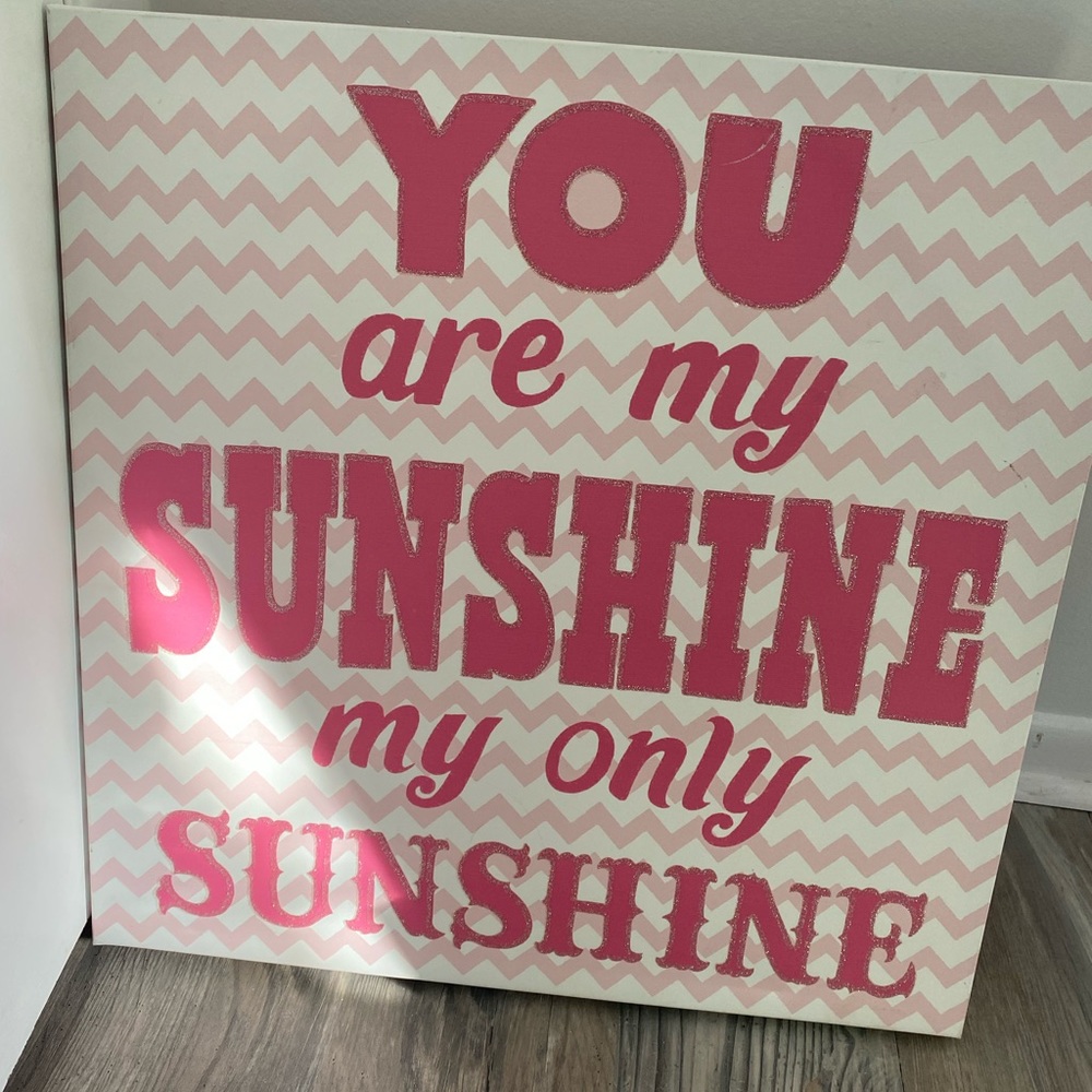 You Are My Sunshine Canvas